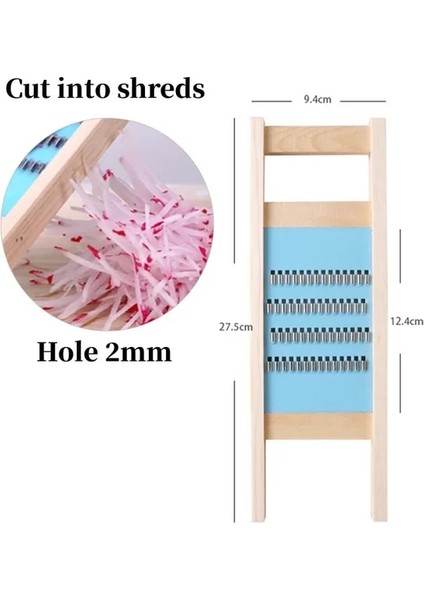 Parçalara Ayırın M Patates Silme Tahta Patates Kesici Izgara Aletleri Dilimleme Kesiciler Patates Kızartması Dalga Sebze Kesici Mutfak Katı Izgara Bıçağı (Yurt Dışından)