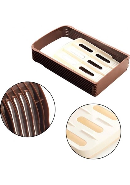 Kahve Ekmek Loş Dilimleme Dilimleme Toplam Kek Tost Yardımcı Ev Pişirme Katlanır Gadget Pişirme Dilimleme Mutfak Plastik Kesici Ekmek (Yurt Dışından)