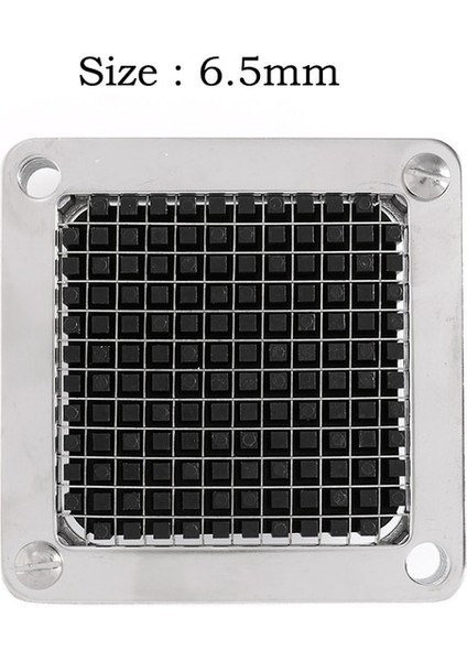 6.5mm 6.5/9.5/12.3mm Fransız Kızartma Kesme Makinesi Bıçağı Paslanmaz Çelik Kesme Sebze Patates Salatalık Turp Makinesi Parçaları Mutfak (Yurt Dışından)