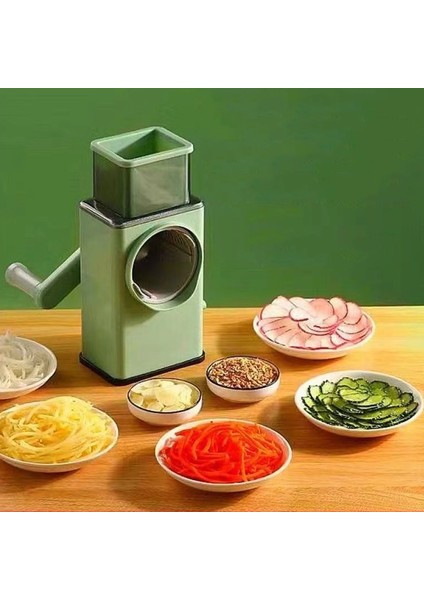 D Sebze Kesici Hızlı Dilimleme ve Parçalama Mutfak Aletleri Sarımsak Presi Patates Dilimleyici Çok Fonksiyonlu El Krank Rendesi (Yurt Dışından) fiyatları