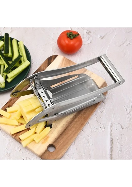 Gümüş Manuel Patates Kesici Patates Kızartması Dilimleme Patates Cipsi Makinesi Et Kıyıcı Dicer Kesme Tezgahları Mutfak Aksesuarları Için (Yurt Dışından) fiyatları