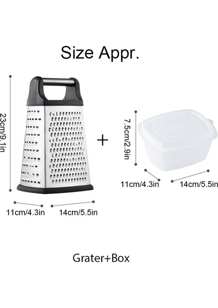 1 Takım Dört Tarafı Kutu Rende Sebze Dilimleme Kule Şeklinde Patates Peynir Rende Çok Amaçlı Sebze Kesici Mutfak Aksesuarları (Yurt Dışından) fırsatları