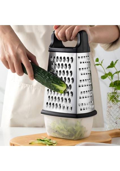1 Takım Dört Tarafı Kutu Rende Sebze Dilimleme Kule Şeklinde Patates Peynir Rende Çok Amaçlı Sebze Kesici Mutfak Aksesuarları (Yurt Dışından) indirimleri