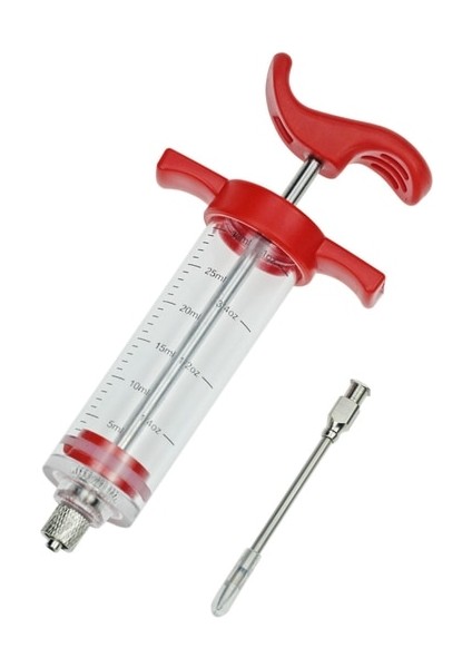 Resimleri Gösterdiği Gibi Barbekü Et Şırıngası Marine Enjektörü Paslanmaz Çelik Iğneler ile Hindi Tavuk Şırınga Sos Enjeksiyonu Mutfak Aletleri Aksesuarı (Yurt Dışından)