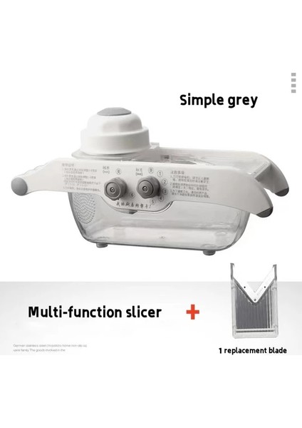 Stil 1 Mutfak Dilimleyici Meyve Dilimleyici Sebze Doğrayıcı Mutfak Robotu Parçalayıcı Ayarlanabilir Kalınlık Mutfak Aksesuarları (Yurt Dışından)