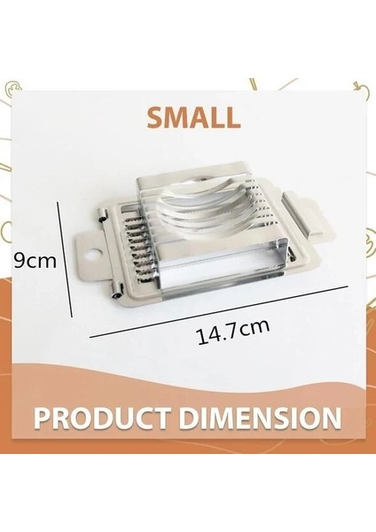 Küçük Easypress Yiyecek Dilimleyici Öğle Yemeği Et Dilimleyici Paslanmaz Çelik Teller Dilimleyici Gıda Kesici Mutfak Gadget Peynir Yumurta Dropshipping (Yurt Dışından)