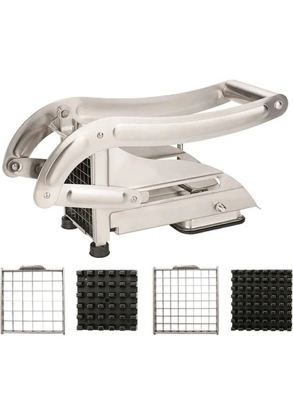 1 Takım Paslanmaz Çelik Manuel Patates Kesici Patates Kızartması Dilimleme Patates Cipsi Makinesi Et Kıyıcı Dicer Kesme Tezgahları Mutfak Için (Yurt Dışından) modelleri