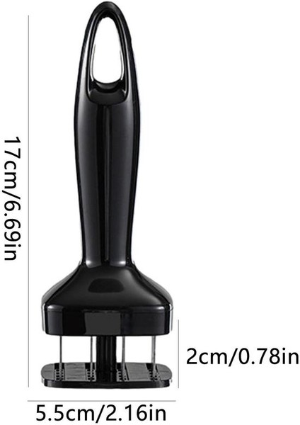 Siyah Et Çırpıcı Çekiç Biftek Çekiç Tenderizer Yeniden Kullanılabilir Sığır Çırpıcı Paslanmaz Çelik Iğneler Et Çırpıcı Tenderizer Kümes Hayvanları Için (Yurt Dışından) fiyatları