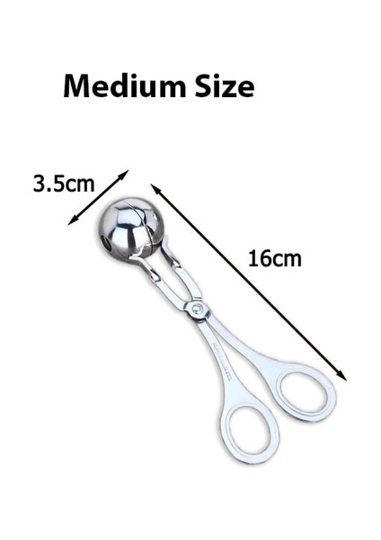 Orta S/m/l Köfte Makinesi Aracı Paslanmaz Çelik Mutfak Eşyaları Klip Balık Topu Pirinç Topu Pişirme Aracı Yapma Kalıp Formu Aracı Mutfak (Yurt Dışından)
