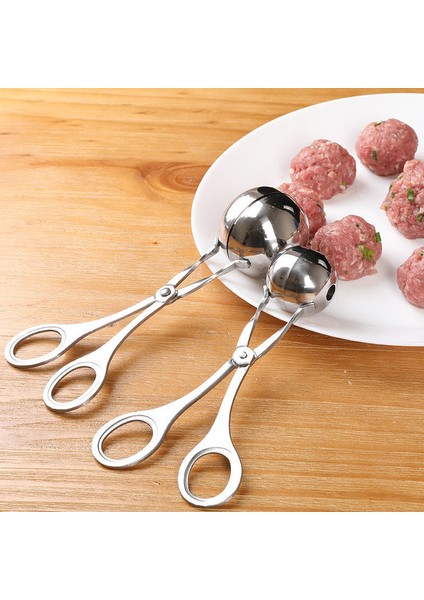 Küçük 1 Pc Paslanmaz Çelik Köfte Makinesi Aracı Klip Pirinç Topu Yapma Kalıp Yapışmaz Doldurulmuş Köfte Pişirme Kaşık Şekillendirici Mutfak Gadget (Yurt Dışından) fiyatları