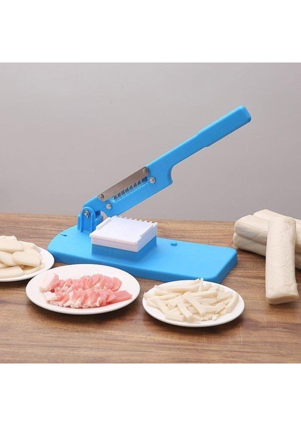 Mavi Çok Fonksiyonlu Dilimleyici Kaymaz Saplı Sebze Sığır Eti Ot Koyun Eti Rulo Kesici Et Dilimleme Cleaver Keskin Bıçak Sebze Kesici Kitch (Yurt Dışından) fırsatları