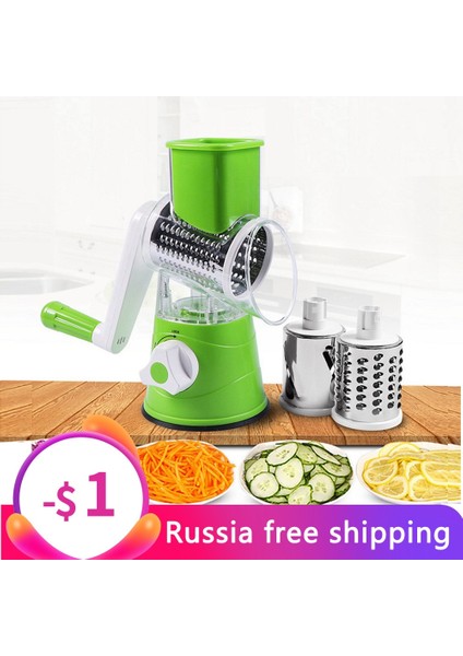 Kırmızı Yenı 3 In 1 Sebze Mandoline Dilimleyici Hızlı Döner Tambur Rende Somun Parçalayıcı Sebze Kesici Soyucu Spiralizer Peynir Kıyıcı (Yurt Dışından) fiyatları
