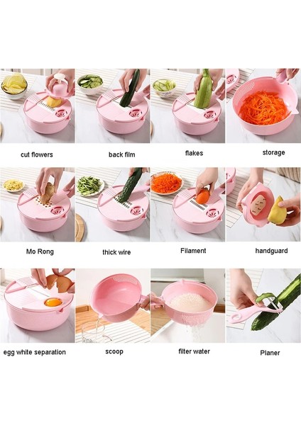 D Çok Fonksiyonlu Sebze Rendesi, Sebzeleri Soymak ve Dilimlemek Için Soyucu, Paslanmaz Çelik Bıçak, Mutfak Aleti, Manuel Dilimleyici (Yurt Dışından) indirimleri