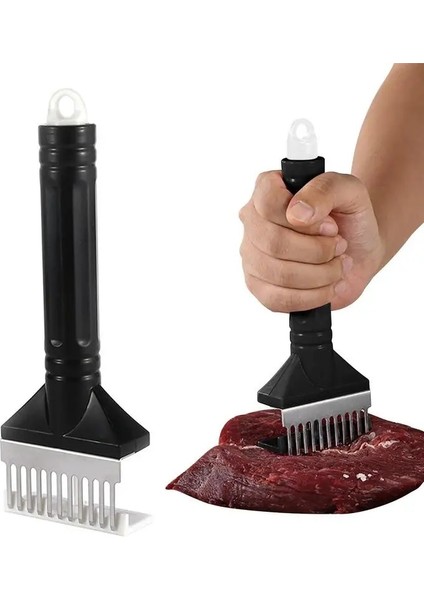 Beyaz Paslanmaz Çelik Et Yumuşatıcı Çok Fonksiyonlu Pres Tipi Et Iğne Çekiç Delici Et Yumuşatıcı Tenderizer Mutfak Aletleri (Yurt Dışından) modelleri