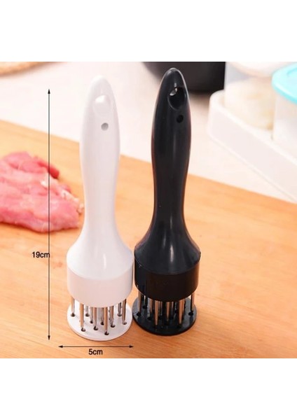 Siyah Profesyonel Kıyma Makinesi Paslanmaz Çelik Gevşek Et Iğnesi Taşınabilir Et Çekiç Tenderizer Mutfak Pişirme Aracı Aksesuarları (Yurt Dışından)