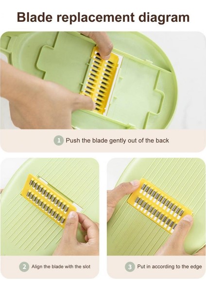 Sarı Sebze Dilimleyici Kolay Temizlenen Meyve Kesici Ergonomik Kesim Hafif Paslanmaz Çelik Meyve Sebze Kesici (Yurt Dışından) modelleri