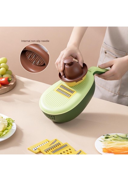 Sarı Sebze Dilimleyici Kolay Temizlenen Meyve Kesici Ergonomik Kesim Hafif Paslanmaz Çelik Meyve Sebze Kesici (Yurt Dışından) fırsatları