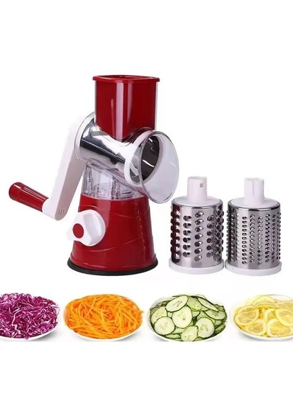 Stil 2 3 In 1 Sebze Dilimleyici Manuel Mutfak Aksesuarları Rende Sebze Kesicisi Yuvarlak Kesici Patates Spiralizer Ev Gadget Aracı (Yurt Dışından) fırsatları