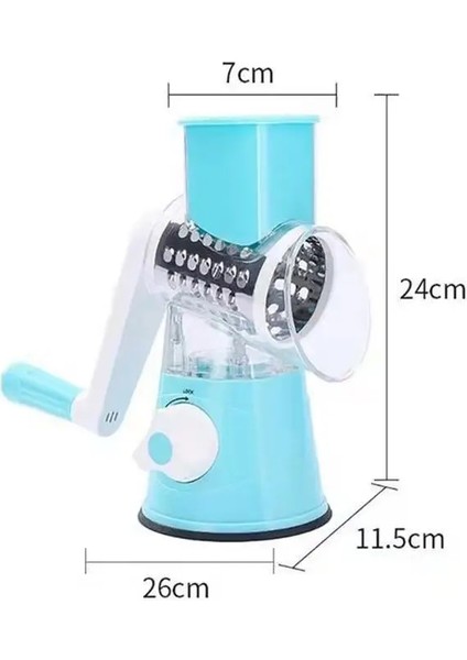 Stil 2 3 In 1 Sebze Dilimleyici Manuel Mutfak Aksesuarları Rende Sebze Kesicisi Yuvarlak Kesici Patates Spiralizer Ev Gadget Aracı (Yurt Dışından) indirimleri