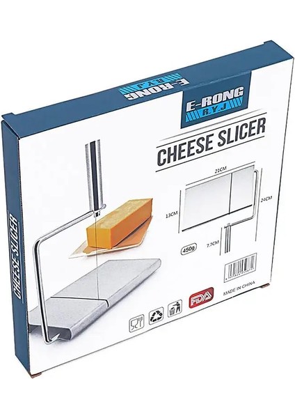 Gümüş Paslanmaz Çelik Peynir Dilimleme Çok Fonksiyonlu Sosis Kesici 6 Yedek Tel ile Donatılmış Çok Fonksiyonlu Tereyağı Jambon Gıda (Yurt Dışından) fiyatları