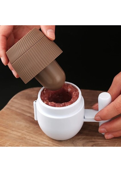 2 Adet 2 Adet Köfte Topu Yapma Kalıp Pirinç Dıy Doldurulmuş Sandviç Mutfak Balık Makinesi Et Aracı Aksesuarları Alet Mutfağı Cozinha Cocina (Yurt Dışından)