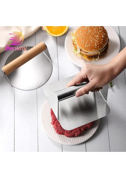 Kare B Deouny 2022 Kare/yuvarlak Burger Presi 304 Paslanmaz Çelik Patty Hamburger Et Presi Kalıp Etli Pasta Makinesi Uzman Mutfak Malzemeleri (Yurt Dışından) fiyatları