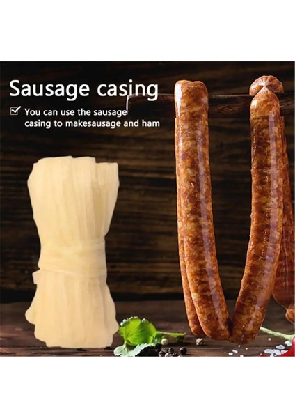 Sosis Muhafaza Sosis Muhafazaları 22MM Doğal Sosis Muhafazaları Sosis Kabuğu Gıda Sınıfı Hot Dog Salam Pişirme Araçları Yenmeyen Muhafazaları (Yurt Dışından) fiyatları