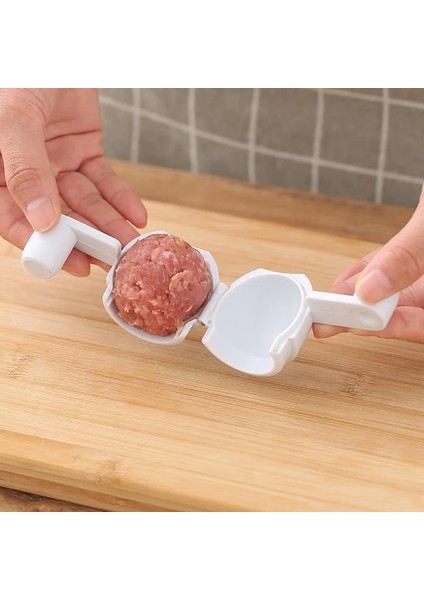 2 Adet 2 Adet/takım Köfte Makinesi Mutfak Balık Topu Pirinç Topu Yapma Kalıp Yapışmaz Dıy Et Doldurulmuş Sandviç Köfte Şekillendirici Et Araçları (Yurt Dışından)