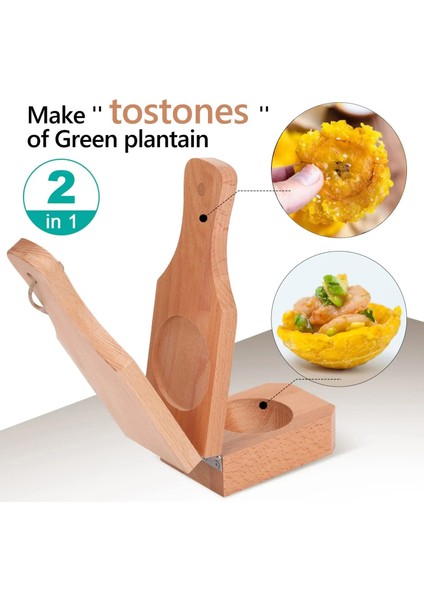 Muz Pres Ahşap Tostonera Muz Pres Muz Parçalayıcı Makinesi Yeşil Muz Ahşap Kızarmış Plantain Cips Tostones Için Çıtır Tostones (Yurt Dışından) modelleri