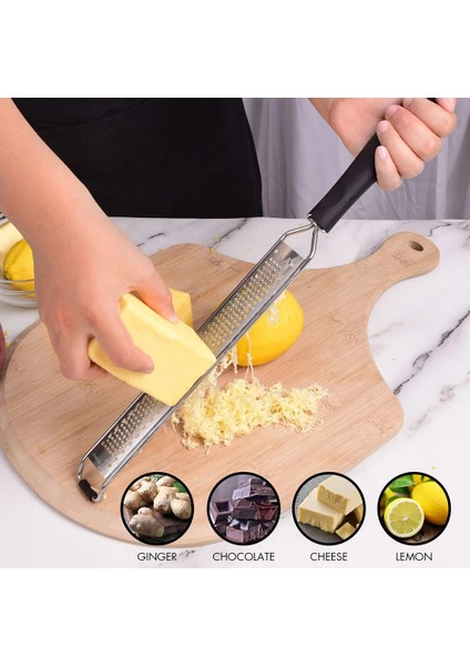 Siyah Yeni Paslanmaz Limon Peynir Sebze Zester Rende Soyucu Dilimleme Mutfak Aracı Araçlar Meyve Doğrayıcı Roman Mutfak Aksesuarı (Yurt Dışından) fiyatları