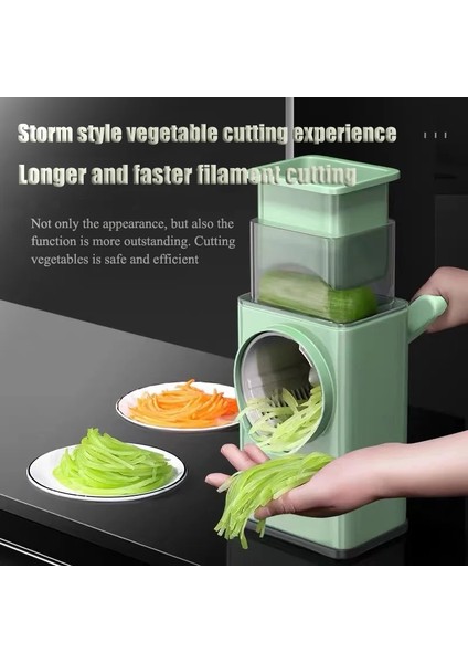 Yeşil Sebze Dilimleyici Kıyıcı Güvenli Mutfak Dilimleme Meyve Salatası Paslanmaz Çelik Patates Dilimleme Sebze Havuç Rende Mutfak Aletleri (Yurt Dışından) fırsatları