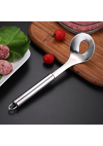 B Mutfak Paslanmaz Çelik Yapışmaz Köfte Kaşık Makinesi Sıkma Mutfak Ev Aracı Top Kalıp Kaşık Mutfak Gadget Et Araçları (Yurt Dışından) modelleri