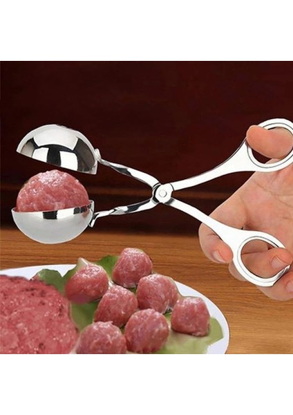 Büyük Köfte Makinesi Aracı Paslanmaz Çelik Balık Pirinç Topu Yapma Kalıp Yapışmaz Doldurulmuş Et Topu Kaşık Şekillendirici Mutfak Aksesuarları (Yurt Dışından) fiyatları