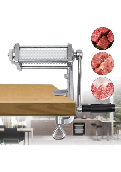 Manuel Ağır Hizmet Et Cuber Tenderizer Sağlam Alüminyum Inşaat Et Tenderizer Cuber Ağır Hizmet Biftek Düzleştirme Aracı Et (Yurt Dışından)