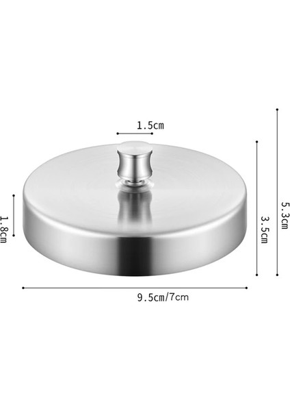 Çap 9.5 cm 304 Paslanmaz Çelik Sığır Turta Kalıbı Mutfak Patty Yapma Kalıp Yuvarlak Etli Turta Hamburger Aracı Ev Yaratıcı Dıy Alet (Yurt Dışından)