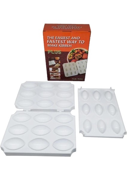 Gri 9 Izgaralar Ekstra Büyük Köfte Kalıbı Beyaz Abs Malzeme Hafif ve Dayanıklı Ev Mutfak Pişirme Aracı Yapımı Için (Yurt Dışından)