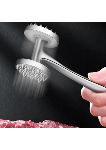 Çift Taraflı Et Çekiç Yaratıcı Gevşek Tenderizers Pounders Paslanmaz Çelik Çok Fonksiyonlu Ev Kaymaz Kolu Mutfak Aracı (Yurt Dışından) fiyatları