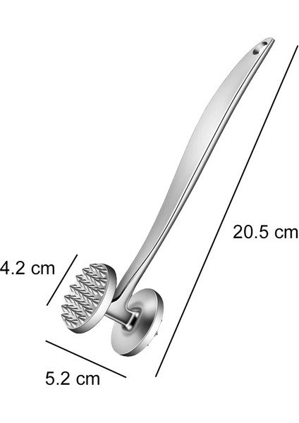 Çift Taraflı Et Çekiç Yaratıcı Gevşek Tenderizers Pounders Paslanmaz Çelik Çok Fonksiyonlu Ev Kaymaz Kolu Mutfak Aracı (Yurt Dışından) modelleri