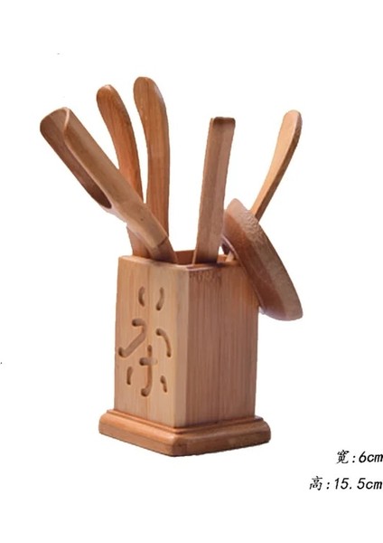 Stil 1 Çay Klipleri Kaşık Kepçe Bambu Matcha Maşa Klip Coffeeware Teaware Kahve Çin Puer Kongfu Çay Seti Töreni Aksesuarları Tutucu (Yurt Dışından)