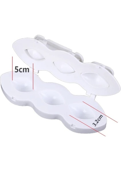 22X7X5 cm 3/4/9 Delik Köfte Makinesi Manuel Köfte Kalıp Makinesi Mutfak Aletleri Doldurulmuş Köfte Rulo Mutfak Aletleri Pişirme Aksesuarları (Yurt Dışından)