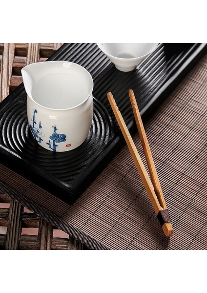 D (17) Sıcak Satış Bambu Ahşap Çay Klipleri Mutfak Yemek Maşası Salata Tost Maşası Cımbız Buz Şeker Çay Klip Teaware Aksesuarları Noel (Yurt Dışından) modelleri