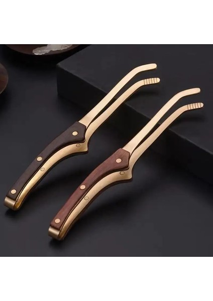 B Saf Bakır Katı Ahşap Çay Klipsi Ev Çay Klipsi Çay Fincanı Kaymaz Metal Cımbız Çay Infuesr Aracı Çay Aksesuarları (Yurt Dışından) fiyatları