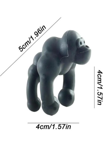 Siyah Şempanze Silikon Çay Poşeti Tutucu Gorilla Taşmayı Önlemek Pot Kapağı Mutfak Kahve Çay Kupa Bardak Demlik Çay Poşeti Tutucu (Yurt Dışından)