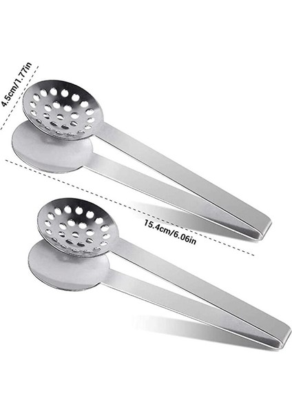 003 1pc Paslanmaz Çok Fonksiyonlu Çay Poşeti Sıkacağı Mutfak Aletleri Limon Klip Buz Maşası (Yurt Dışından)