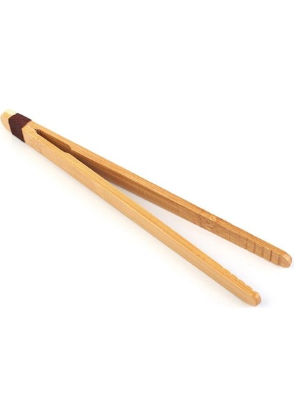 17.8 cm Bambu Ahşap Çay Klipleri Mutfak Yemek Maşası Salata Tost Maşası Cımbız Buz Şeker Çay Klip Teaware Aksesuarları Noel (Yurt Dışından)