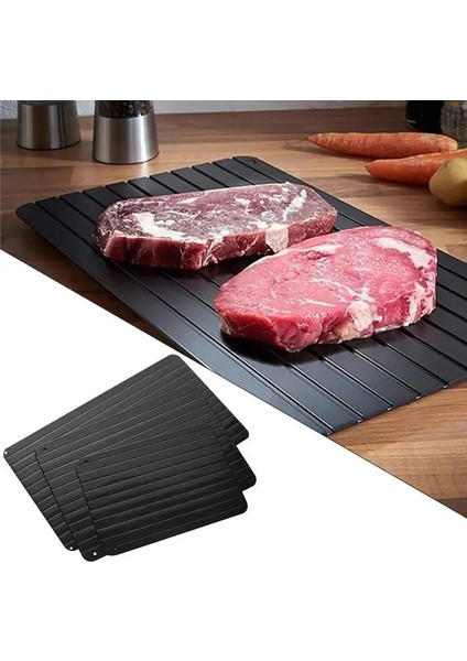 L 1 Adet Hızlı Buz Çözme Tepsisi Büyük Çözdürme Plakası Damlama Tepsisi Seti Yapışmaz Kaplamalı Çözdürme Tahtası Çözdürme Ana Mutfak Aletleri (Yurt Dışından)