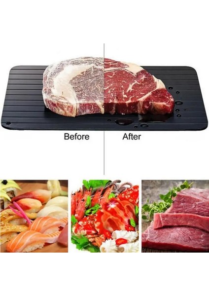 L 1 Adet Hızlı Buz Çözme Tepsisi Büyük Çözdürme Plakası Damlama Tepsisi Seti Yapışmaz Kaplamalı Çözdürme Tahtası Çözdürme Ana Mutfak Aletleri (Yurt Dışından) modelleri