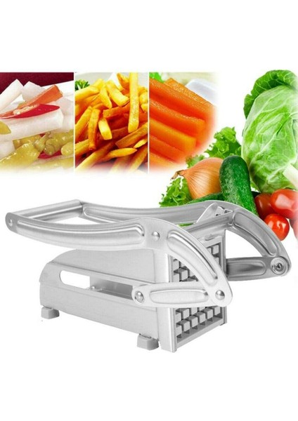 1 Takım Paslanmaz Çelik Manuel Patates Kesici Patates Kızartması Dilimleme Patates Cipsi Makinesi Et Kıyıcı Dicer Kesme Tezgahları Mutfak Için (Yurt Dışından) indirimleri