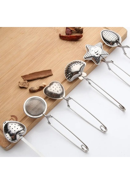 02 B Örgü Çay Süzgeci Paslanmaz Çelik Çay Demlik Yeniden Kullanılabilir Metal Çay Poşeti Filtresi Gevşek Yaprak Yeşil Çay Süzgeci Kupa Demlik Teaware (Yurt Dışından)