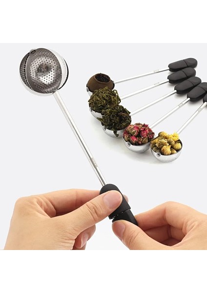 02 B Örgü Çay Süzgeci Paslanmaz Çelik Çay Demlik Yeniden Kullanılabilir Metal Çay Poşeti Filtresi Gevşek Yaprak Yeşil Çay Süzgeci Kupa Demlik Teaware (Yurt Dışından)